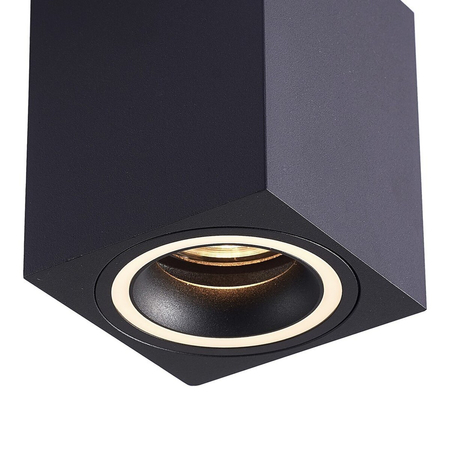 Eko-Light Bima Ring Square Black 1xGU10 ML7685 CZARNY