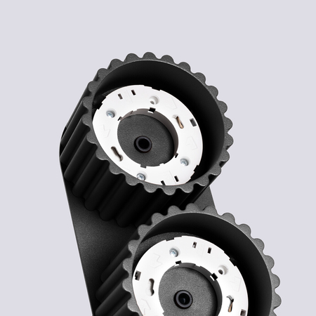 Sollux Lighting Plafon AURA 2 czarny Gx53 SL.1788