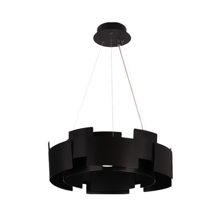 Milagro Lampa wisząca TORINO BLACK 24W LED ML6141 CZARNY