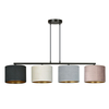 Lampa wisząca HILDE 4 BL MIX Emibig 1055/4 czarny/chrom