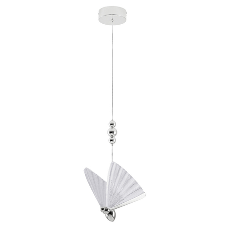 Light Prestige Lampa wisząca Mariposa 1 srebrna LED CCT LP-1715/1P CH