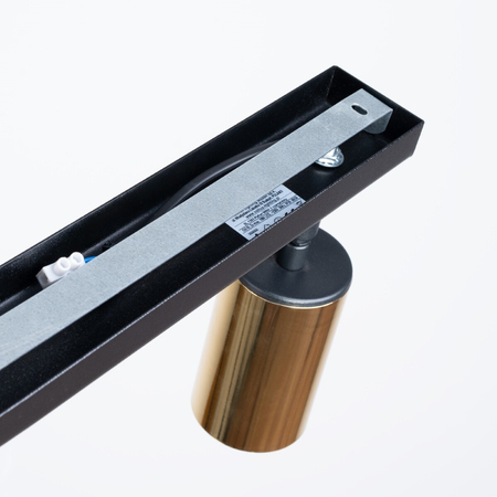 Sollux Lighting Plafon WINX 2 czarny/złoty SL.1383