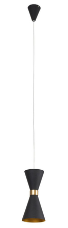 Lampa wisząca Maxlight CORNET P0330 czarny/złoty