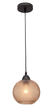 Lampa wisząca Luces Exclusivas BUENOS LE41912 czarny/mosiądz