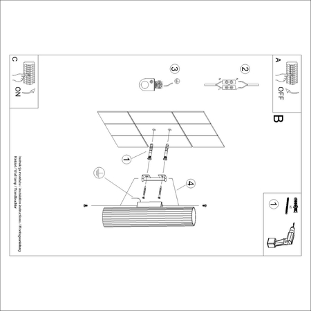 Sollux Lighting Kinkiet KARBON 30 biały SL.1539