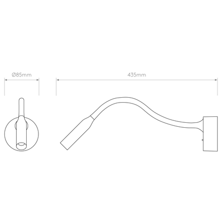 Kinkiet Astro Lucca Surface 1435003 Matowy Złoty