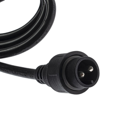 Eko-Light Kabel zasilający/przedłużacz do GIRILANDY 2m EKO3834 CZARNY