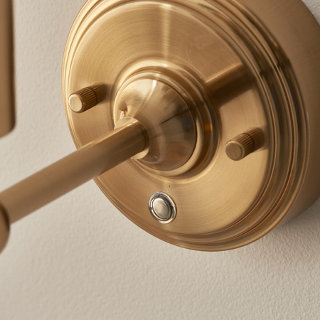 Kinkiet Endon Lighting Burley Rechargeable 110459 mosiądz