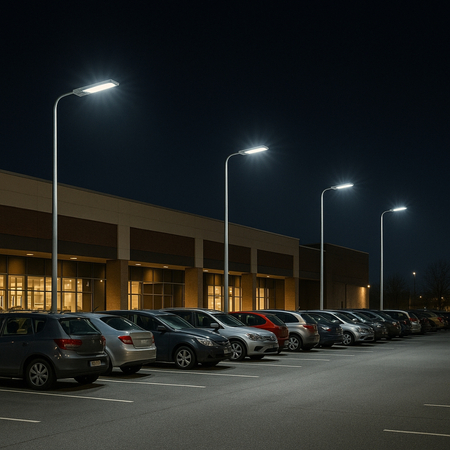 Lampa uliczna LED Greenie Atria z regulowaną mocą 20-50W 170lm/W Sosen Driver 2700K