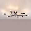 Sollux Lighting Żyrandol VECTOR 8 czarny SL.1448