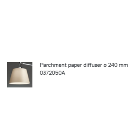 Lampa wisząca Artemide 0629000A Tolomeo Decentrata