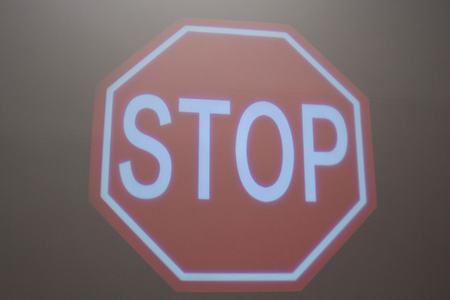 Szkiełko 1 kolor - Akcesoria do Projektorów Logo LED - Stop