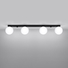 Sollux Lighting Plafon YOLI 4 czarny SL.1154