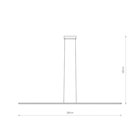 Lampa wisząca BAR LED L Nowodvorski 10850 czarny