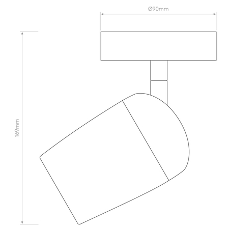 Spot Astro Koto Single 1478009 Matowy Biały