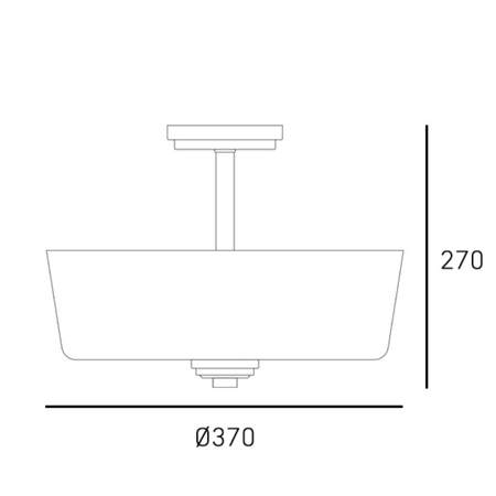 Cosmo Light Plafon ASPEN C03279BR
