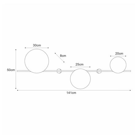 Kinkiet REGA Kaja K-4639 czarny