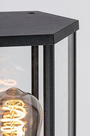 Kinkiet zewnętrzny Rabalux Dubrovnik 7239 czarny matowy