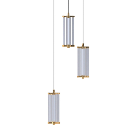 Lampa wisząca Zuma Line MD3147-3A-3GT CALLY LAMPA WISZĄCA ZŁOTA/GOLD