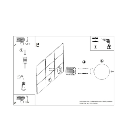 Sollux Lighting Kinkiet HALO taupe IP44 SL.1742
