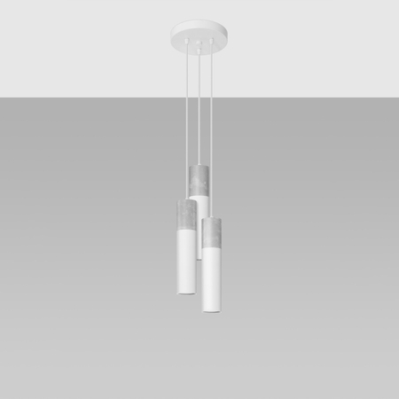 Sollux Lighting Lampa wisząca BORGIO 3P biały SL.1080
