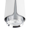Milagro Flower Chrome Downlight 1xGU10 Biały ML0270 BIAŁY + CHROM