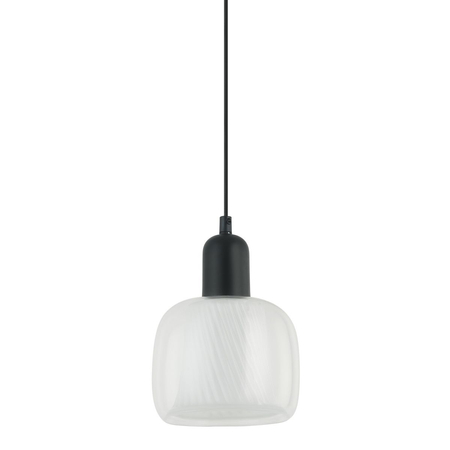 Lampa wisząca Italux PND-67594-1-BK+CL Lamezia
