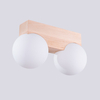 Sollux Lighting Plafon BULBO 2 naturalne drewno SL.1683