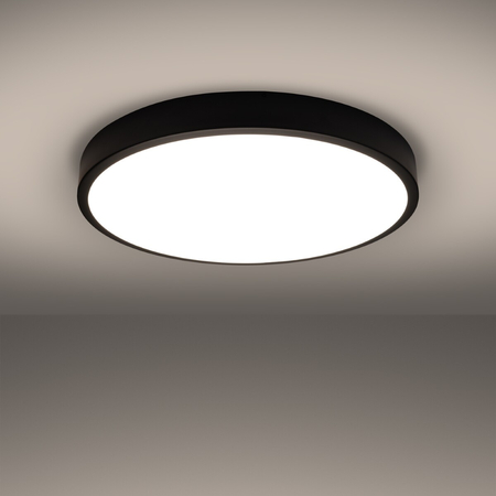 Sollux Lighting Plafon ONYX 60 czarny LED 3000K SL.1248