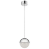 Mała lampa wisząca LED Moonlit - Polerowany chrom Quintiesse QN-MOONLIT-P-PC