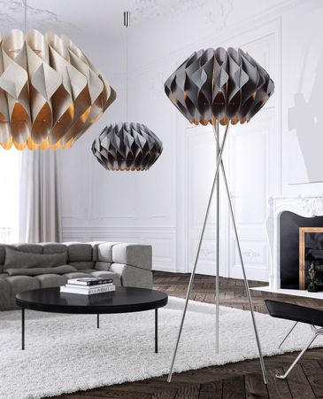 Lampa podłogowa RUBEN FLOOR GREY Azzardo AZ2405 grey