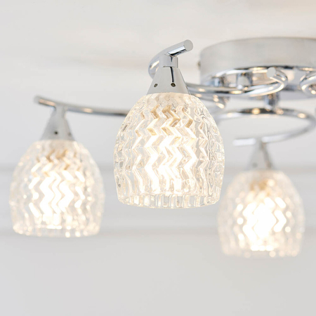 Lampa sufitowa Endon Lighting Boyer BOYER-5CH chrom