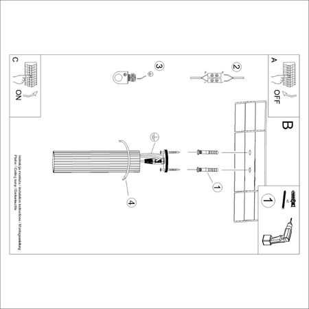 Sollux Lighting Plafon KARBON 30 biały SL.1532