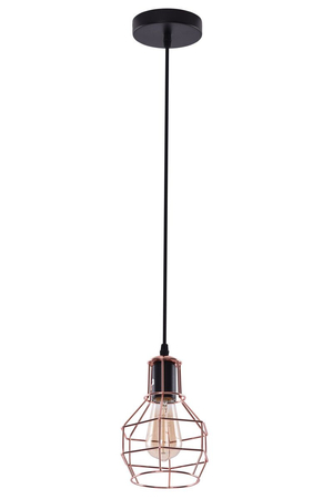 Lampa wisząca CARRON 1 COPPER Azzardo AZ1659 miedziany