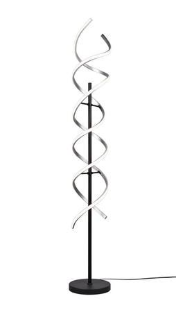 Lampa podłogowa Trio 441810205 czarny/srebrny