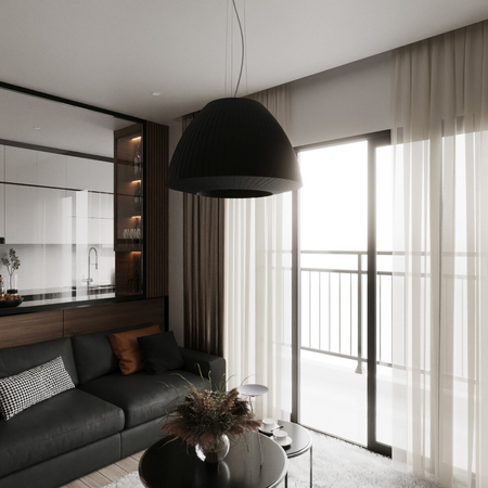 Sollux Lighting Żyrandol BELLA 60 czarny SL.0734