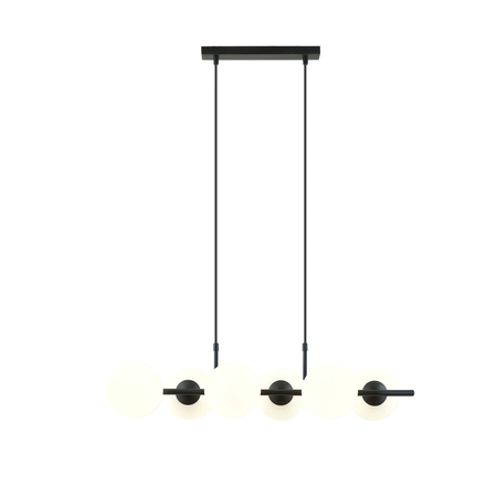 Lampa wisząca RORY 6 Emibig 1205/6 biały/czarny