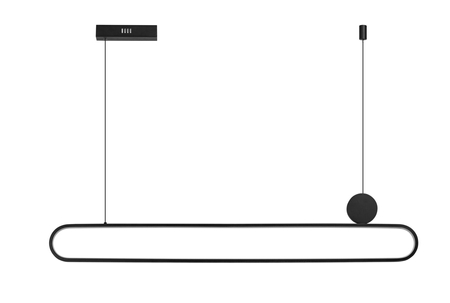 Lampa wisząca NICODEMO PENDANT CCT DIMM BK + REMOTE CONTROL Azzardo AZ5450 czarny
