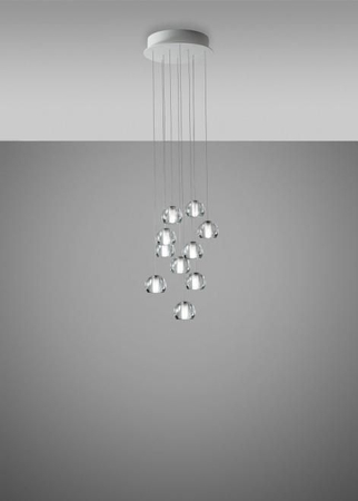 Lampa wisząca Fabbian F32A2300 Multispot Beluga-Rosone Ø 310 10L.