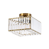 Light Prestige Kwadratowy plafon Vetro złoty 1xE27 LP-2910/1C GD square