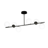 Lampa sufitowa BIOR 6 BLACK Emibig 1020/6 biały/czarny