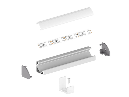 Profil LED Greenie P3-1S2 2m typ C kątowy srebrny anodowany