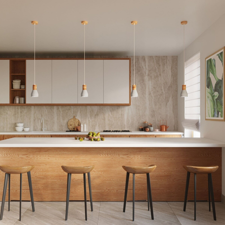 Sollux Lighting Lampa wisząca QUBIC szara SL.0964