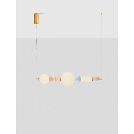 Lampa wisząca Luces Exclusivas LAVERZO LE45228 biały, niebieski