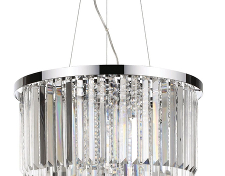 Lampa wisząca Ideal Lux 166247 Carlton SP12 Cromo