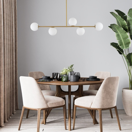 Sigma 33334 GAMA 5 złoty beż lampa wisząca