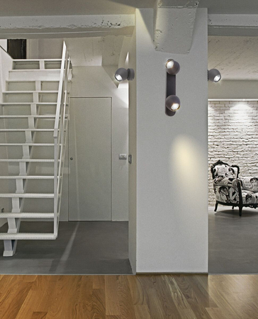 Lampa sufitowa PERA 2 SAND GREY Azzardo AZ1248 grafitowy