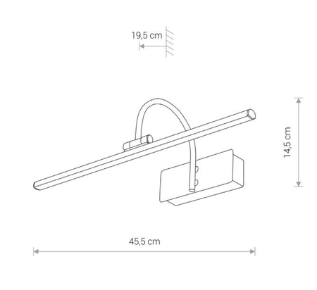Kinkiet Nowodvorski 8168 GIOTTO LED S