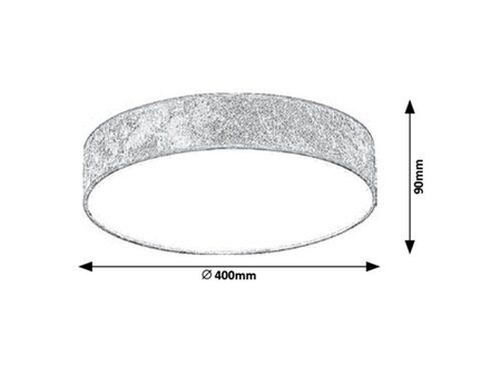 Lampa sufitowa Rabalux Artemis 5683 złota folia
