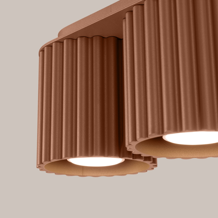 Sollux Lighting Plafon AURA 2 mocca GU10 SL.1805